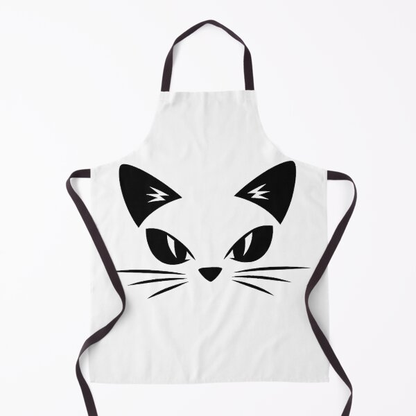 Item preview, Minimalist Mysterious Cat - Sharp Eyes and Whiskers Silhouette Art designed and sold by myforestfog.