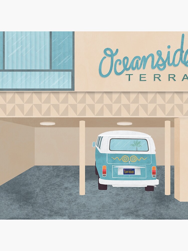 Oceanside Terrace Artwork by challisandroos
