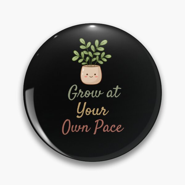Item preview, Grow At Your Own Pace Cute Plant designed and sold by Khadigadesings.