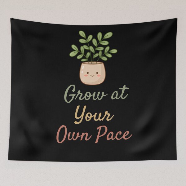Item preview, Grow At Your Own Pace Cute Plant designed and sold by Khadigadesings.
