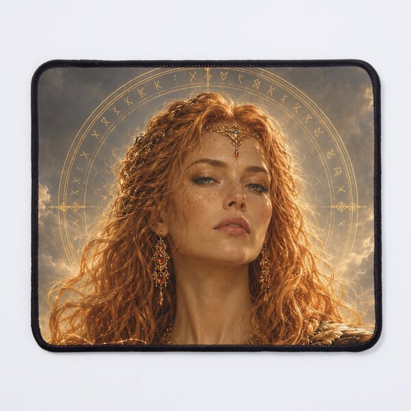Item preview, Freyja: Brísingamen | Norse Goddess Fantasy Art Print designed and sold by TheOuroborean.