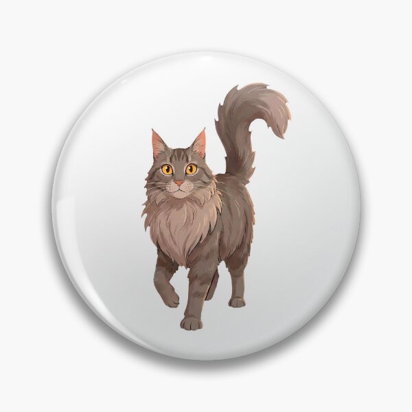 Item preview, Maine Coon Mood #06: Confident Walk designed and sold by Quiet Joy Studio.