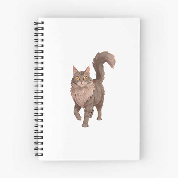 Item preview, Maine Coon Mood #06: Confident Walk designed and sold by Quiet Joy Studio.