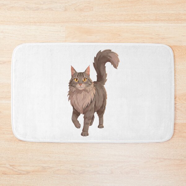 Item preview, Maine Coon Mood #06: Confident Walk designed and sold by Quiet Joy Studio.