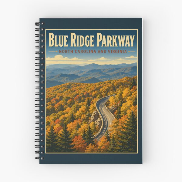 Item preview, Blue Ridge Parkway - North Carolina and Virginia designed and sold by GoodOldVintage.