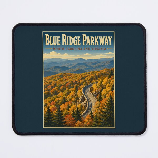Item preview, Blue Ridge Parkway - North Carolina and Virginia designed and sold by GoodOldVintage.
