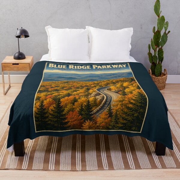 Item preview, Blue Ridge Parkway - North Carolina and Virginia designed and sold by GoodOldVintage.