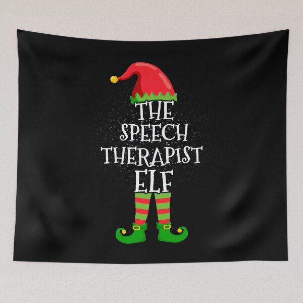 Item preview, Speech Therapist Elf Family Matching Christmas Group designed and sold by CosmoKitsch.