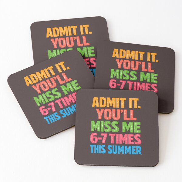Item preview, Admit It You'll Miss Me 67 Times This Summer Last Day School designed and sold by faridman.