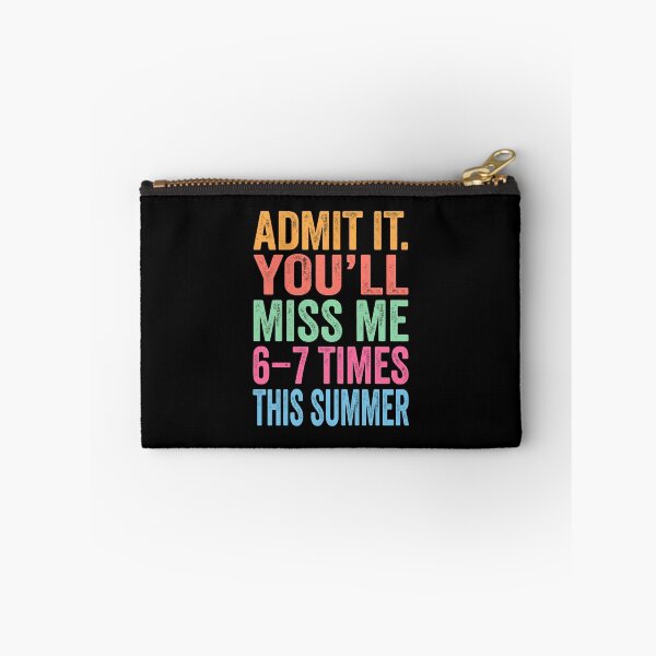 Item preview, Admit It You’ll Miss Me 6-7 Times This Summer Holiday Retro Beach designed and sold by dudelinart.