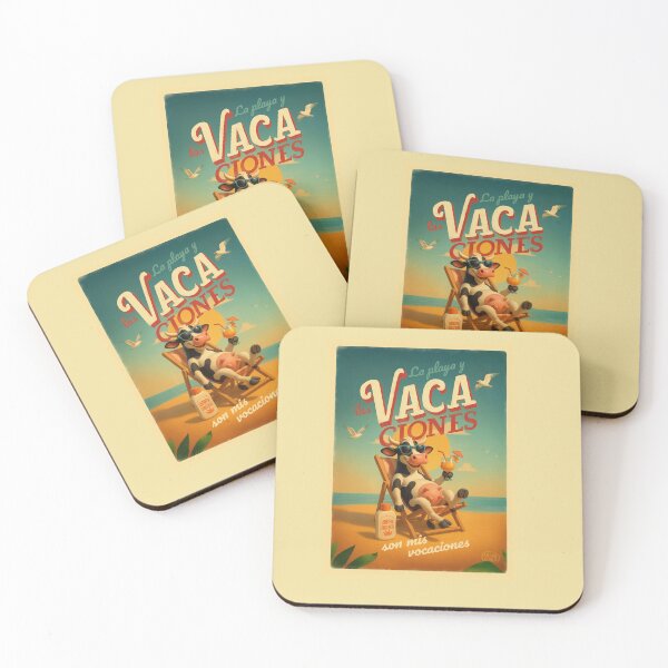 Item preview, Vaca-ciones — Funny Spanish Beach Фке designed and sold by Olha Kara Art.