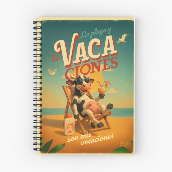 Item preview, Vaca-ciones — Funny Spanish Beach Фке designed and sold by Olha Kara Art.