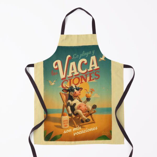 Item preview, Vaca-ciones — Funny Spanish Beach Фке designed and sold by Olha Kara Art.