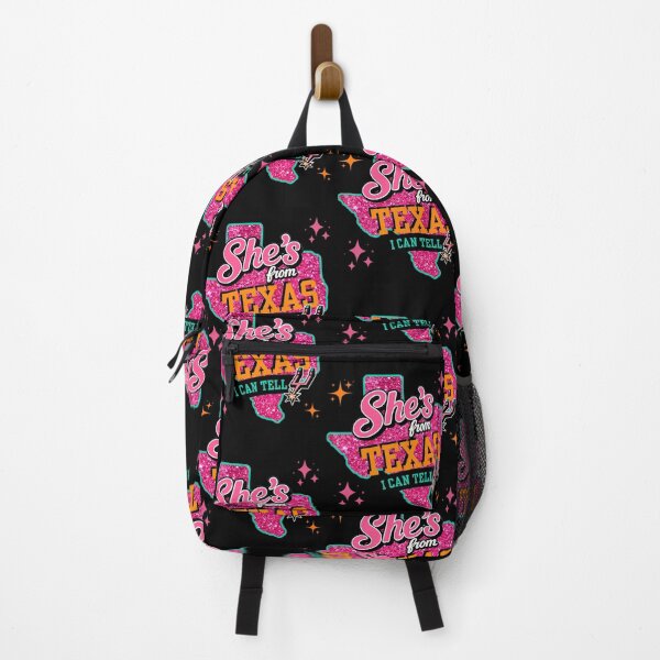 Item preview, She’s From Texas I Can Tell Retro Cowgirl Western Pink Graphic designed and sold by KAWKAW-DRHM.