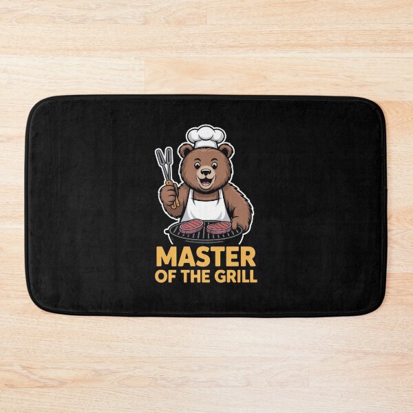 Item preview, Funny Grill Bear – Master Of The Grill Motif designed and sold by titanosdesign.
