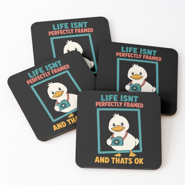 Item preview, Life Isnt Perfectly Framed And Thats OK Duck Photographer designed and sold by TeeTimeTreasure.