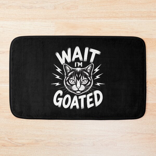 Item preview, Wait I'm GOATED Cat Lightning Graphic Tee designed and sold by StranHabesre51.