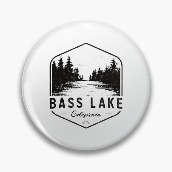 Item preview, Bass Lake California Vintage Forest Cabin Nature Outdoor designed and sold by KAWKAW-DRHM.