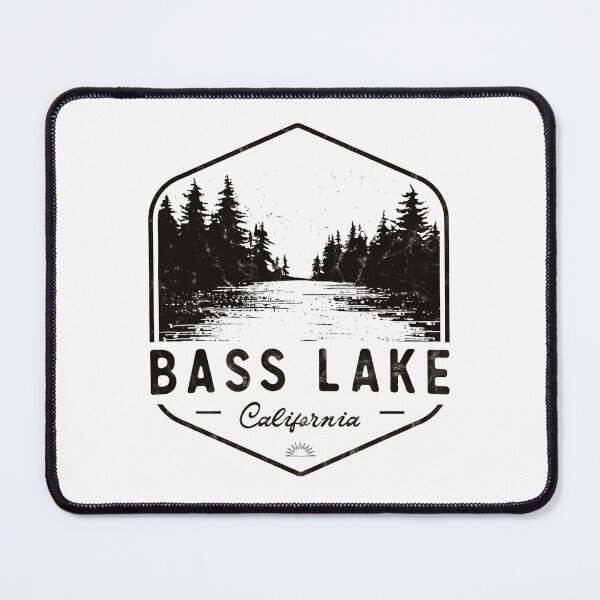 Item preview, Bass Lake California Vintage Forest Cabin Nature Outdoor designed and sold by KAWKAW-DRHM.