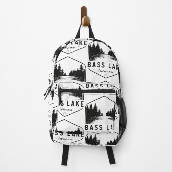Item preview, Bass Lake California Vintage Forest Cabin Nature Outdoor designed and sold by KAWKAW-DRHM.