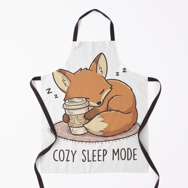 Item preview, Cozy Sleep Mode Fox Kawaii Coffee Cottagecore Cute Gift designed and sold by CrystalMineArts.