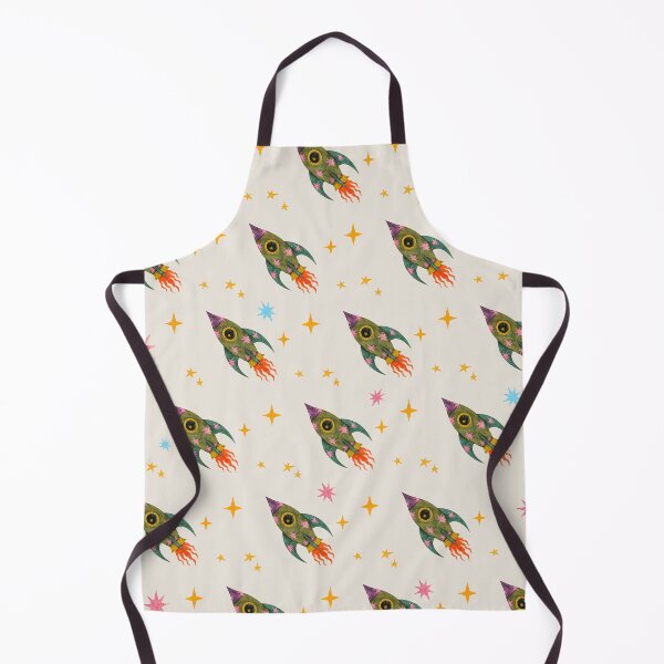 Item preview, Retro Space Rocket Pattern designed and sold by Eden Universe.