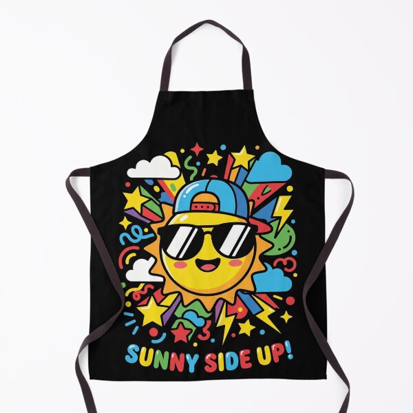 Item preview, Sunny Side Up 90s Retro Streetwear Cartoon Sun designed and sold by TeNovaStudio.