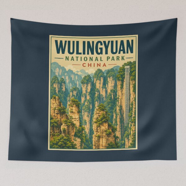 Item preview, Wulingyuan National Park - China designed and sold by GoodOldVintage.