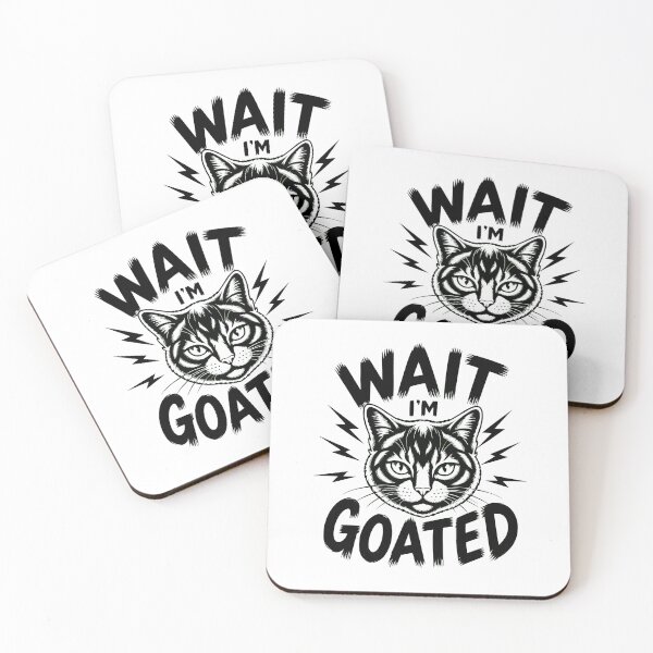 Item preview, Wait I'm GOATED Cat Lightning Graphic Tee designed and sold by StranHabesre51.