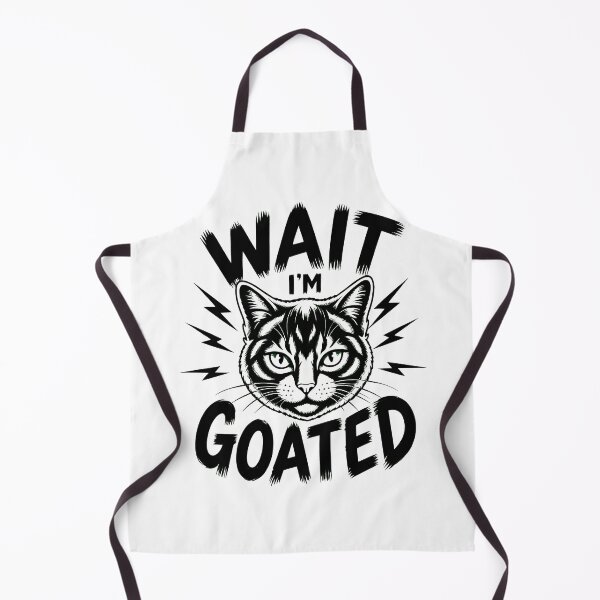 Item preview, Wait I'm GOATED Cat Lightning Graphic Tee designed and sold by StranHabesre51.