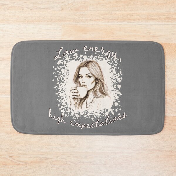 Item preview, Low Energy, High Expectations – Cozy Coffee Girl Aesthetic designed and sold by TestudoDesign.