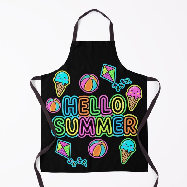 Item preview, Hello Summer 90s Neon Retro Beach Vacation designed and sold by TeNovaStudio.
