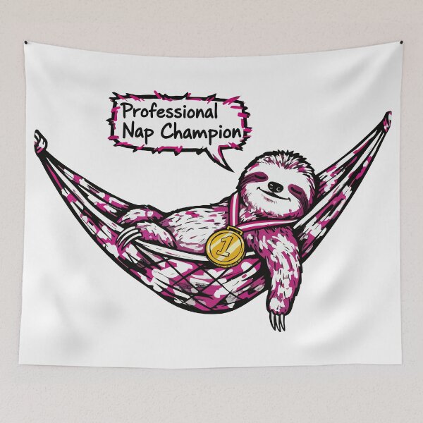 Item preview, Professional Nap Champion Sleepy Sloth designed and sold by XYZ LAB by Jesuperman.