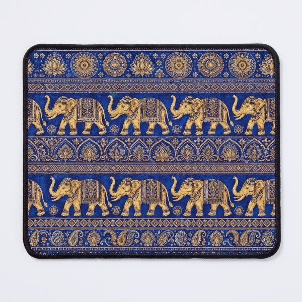 Item preview, Golden Elephants Parade designed and sold by JacquiTaylorArt.