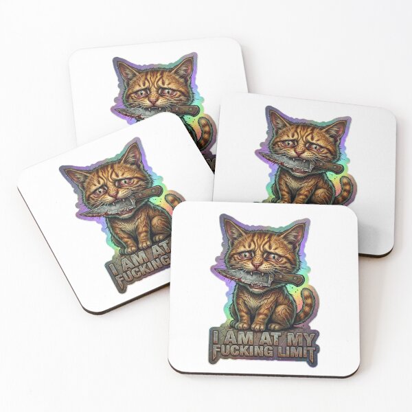 Item preview, I'm At My Limit. Funny Cats Lover designed and sold by SignalStatic.