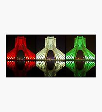 Azadi Tower (Triptych Reflection) -Tehran - Iran Photographic Print