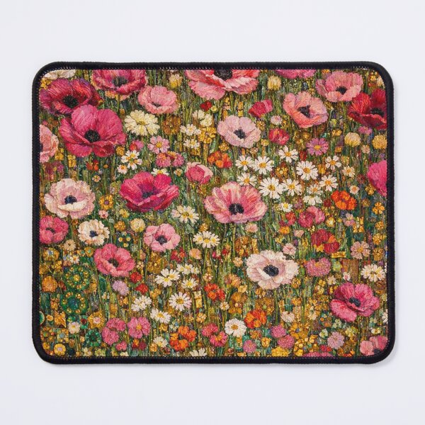 Item preview, Wildflower Poppy Field Oil Painting Impressionist Floral Meadow designed and sold by Owcomm.