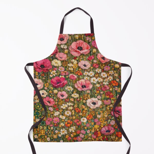 Item preview, Wildflower Poppy Field Oil Painting Impressionist Floral Meadow designed and sold by Owcomm.