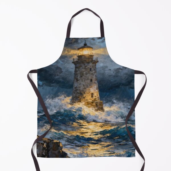 Item preview, Beautiful Landscape of lighthouse storm designed and sold by NivyasArtistry.