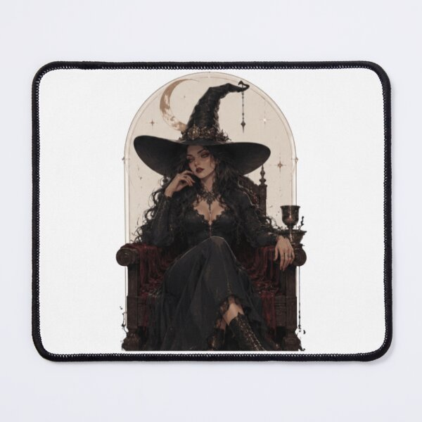 Item preview, Dark Feminine Witchcore Sticker | Mystical Aesthetic Design designed and sold by AeraArts.