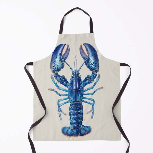 Item preview, BLUE LOBSTER – Modern Home Art Print designed and sold by MarkedArtPrints.
