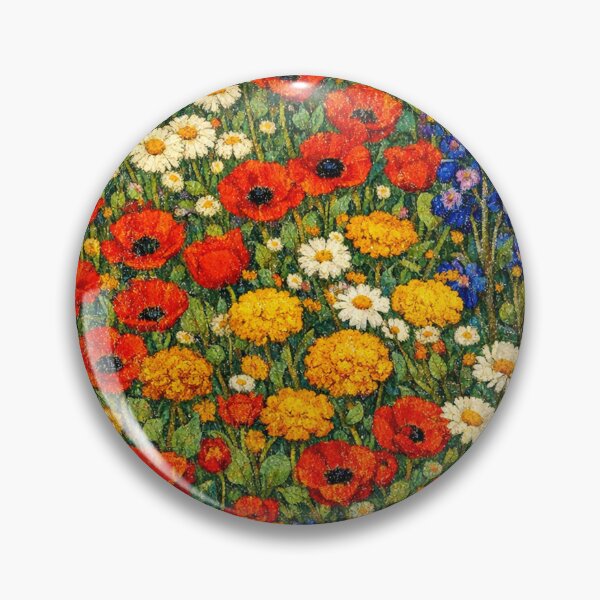 Item preview, Vibrant Wildflower Meadow Oil Painting Style Flower Field designed and sold by Owcomm.
