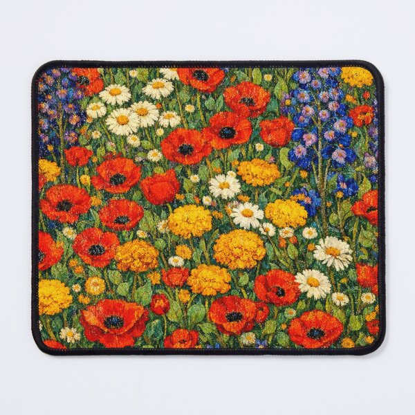 Item preview, Vibrant Wildflower Meadow Oil Painting Style Flower Field designed and sold by Owcomm.