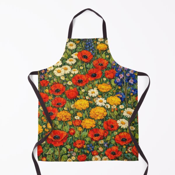 Item preview, Vibrant Wildflower Meadow Oil Painting Style Flower Field designed and sold by Owcomm.