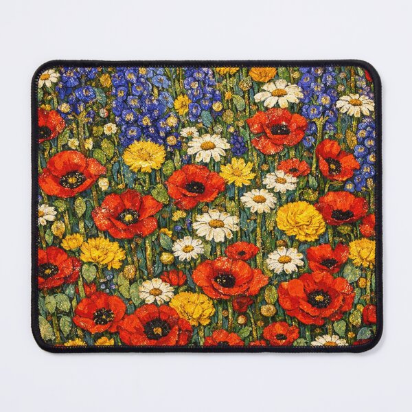 Item preview, Vibrant Wildflower Meadow Oil Painting Style designed and sold by Owcomm.