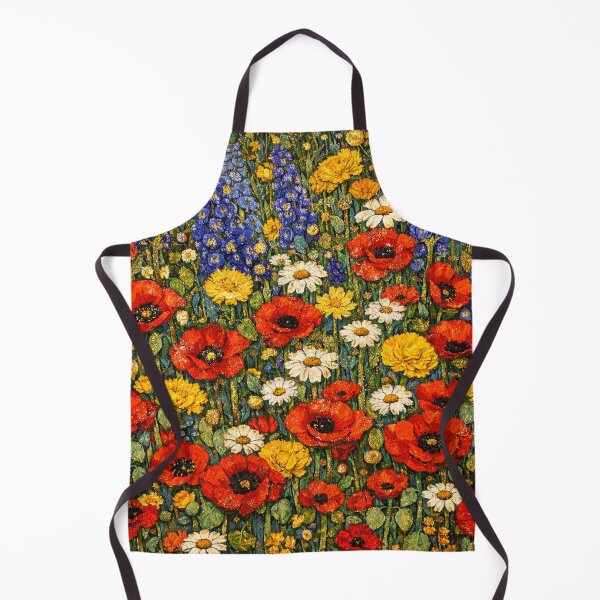 Item preview, Vibrant Wildflower Meadow Oil Painting Style designed and sold by Owcomm.