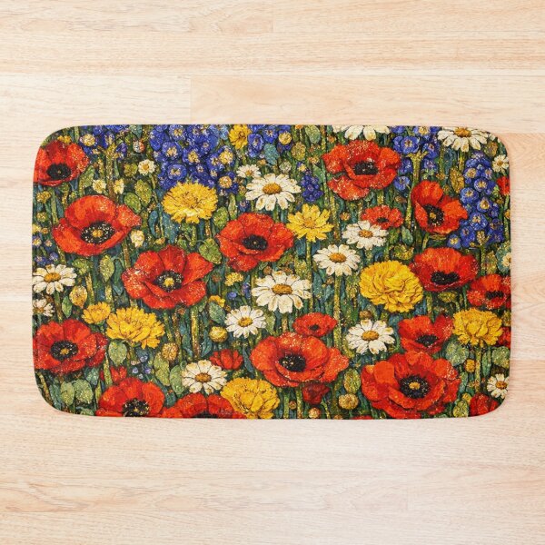 Item preview, Vibrant Wildflower Meadow Oil Painting Style designed and sold by Owcomm.