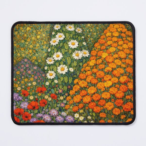 Item preview, Vibrant Summer Meadow Flower Garden Oil Painting designed and sold by Owcomm.
