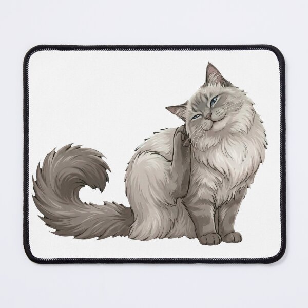 Item preview, Ragdoll Cat Mood #06: Happy Scratching designed and sold by Quiet Joy Studio.
