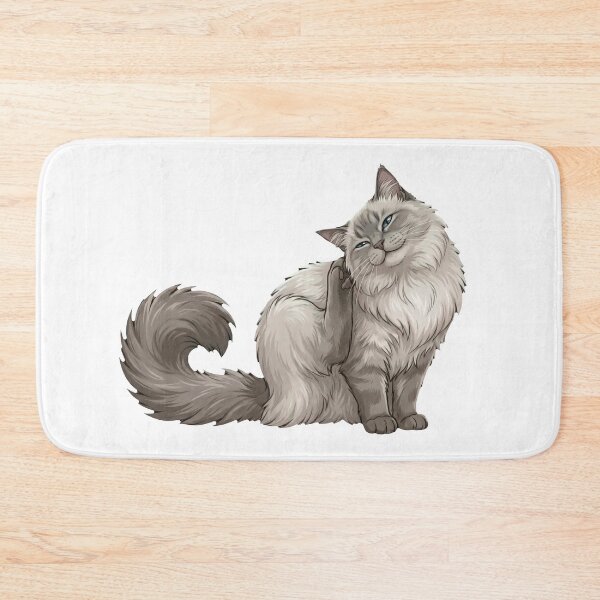 Item preview, Ragdoll Cat Mood #06: Happy Scratching designed and sold by Quiet Joy Studio.